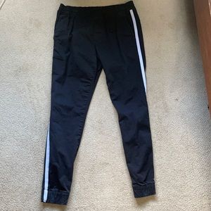 Hollister side stripe joggers